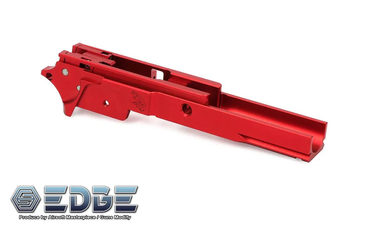 Edge "Limcat Battlecat" Aluminum Frame 3.9" For Hi-Capa - Red #Edge-Af002-39-Rd 1