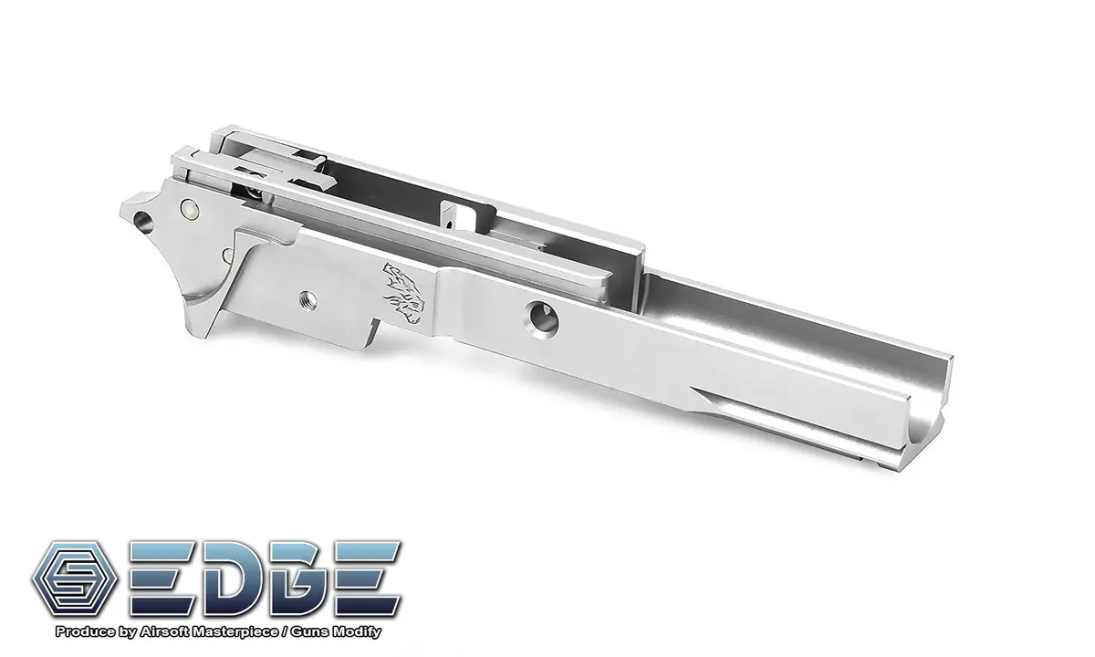 Edge "Limcat Battlecat" Aluminum Frame 3.9" For Hi-Capa - Silver #Edge-Af002-39-Sl 1