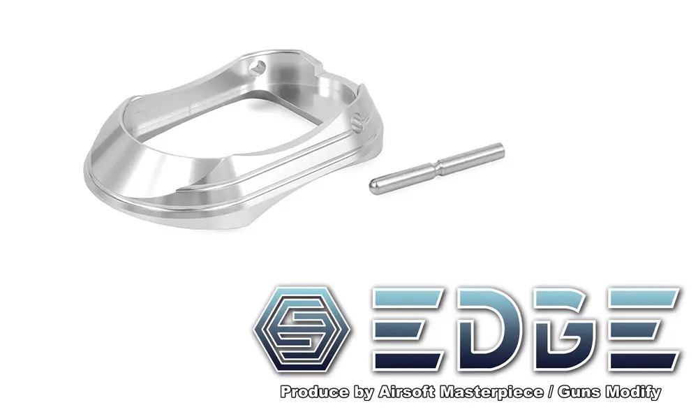Edge Custom "M1" Aluminum Magwell For Hi-Capa - Silver 1