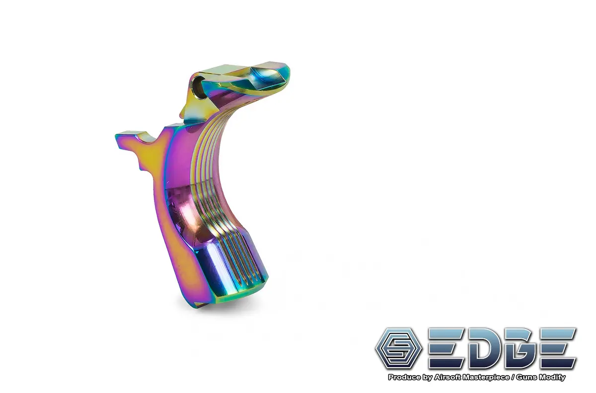 Edge Custom “Diomedea” Stainless Steel Grip Safety For Hi-Capa - Rainbow 1