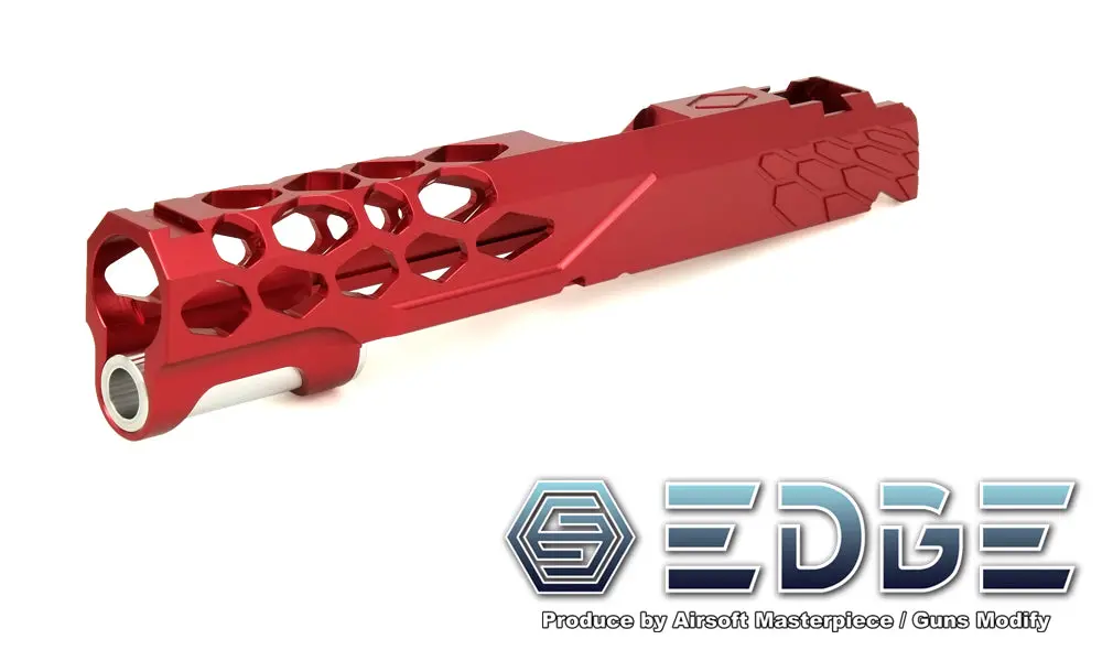 Edge “Shield” Aluminum Standard Slide For Hi-Capa/1911 #Edge-Sl001-Rd - Red 1