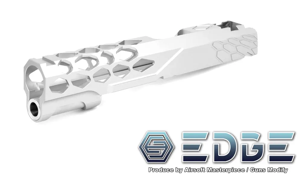 Edge “Shield” Aluminum Standard Slide For Hi-Capa/1911 #Edge-Sl001-Sv - Silver 1