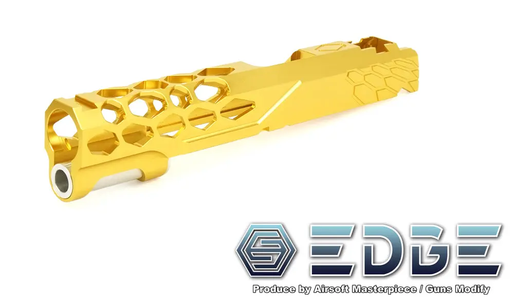 Edge “Shield” Aluminum Standard Slide For Hi-Capa/1911 #Edge-Sl001-Gd - Gold 1