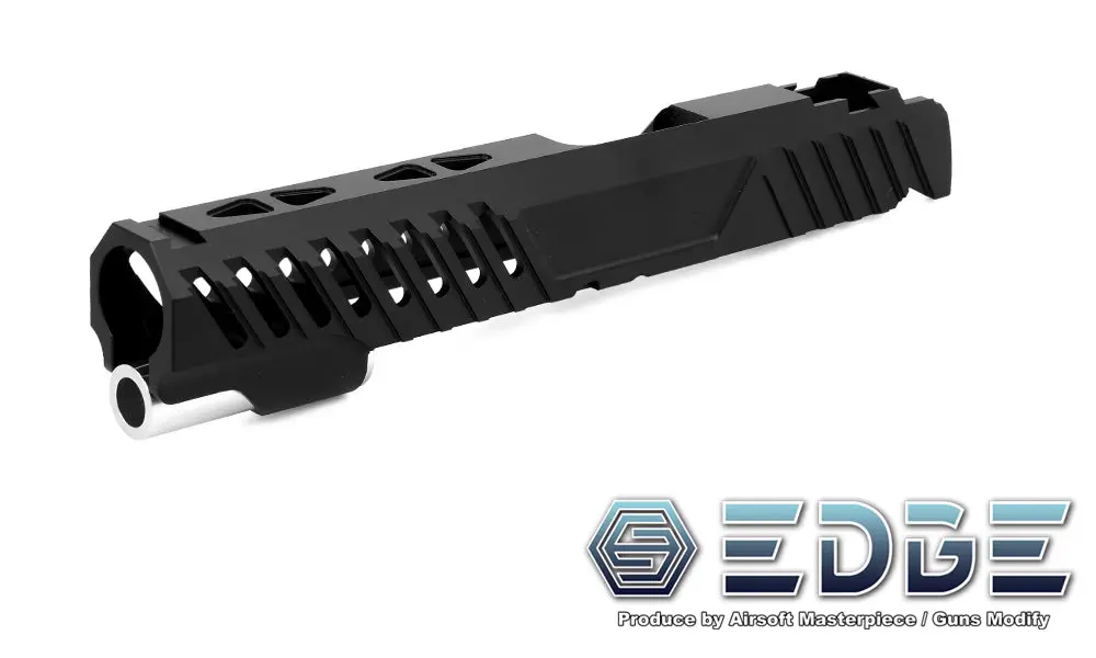 Edge Custom "Razor" Aluminum Standard Slide For Hi-Capa/1911 Black 1