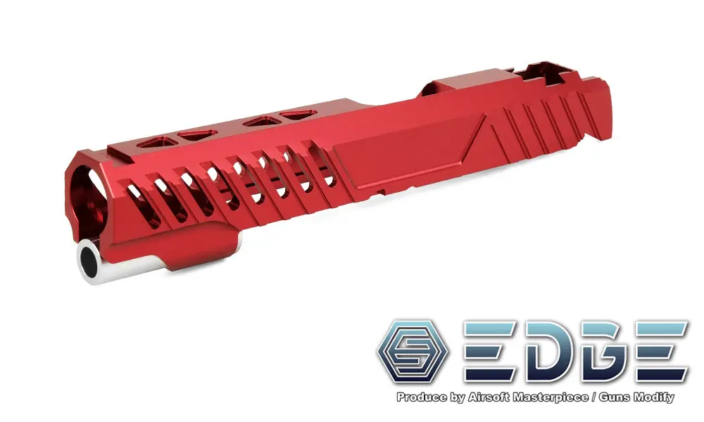 Edge Custom "Razor" Aluminum Standard Slide For Hi-Capa/1911 Red 1
