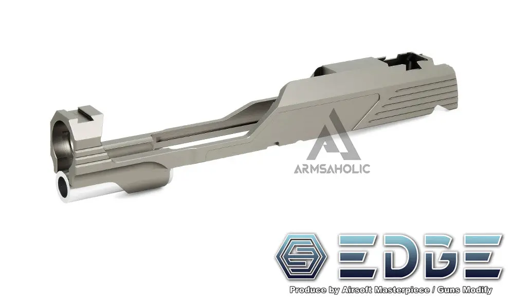 Edge Custom "Mega" Aluminum Standard Slide For Hi-Capa/1911 Titanium Grey 1