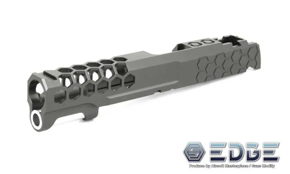 Edge Custom "Hive" Aluminum Standard Slide For Hi-Capa/1911 Titanium Grey 1