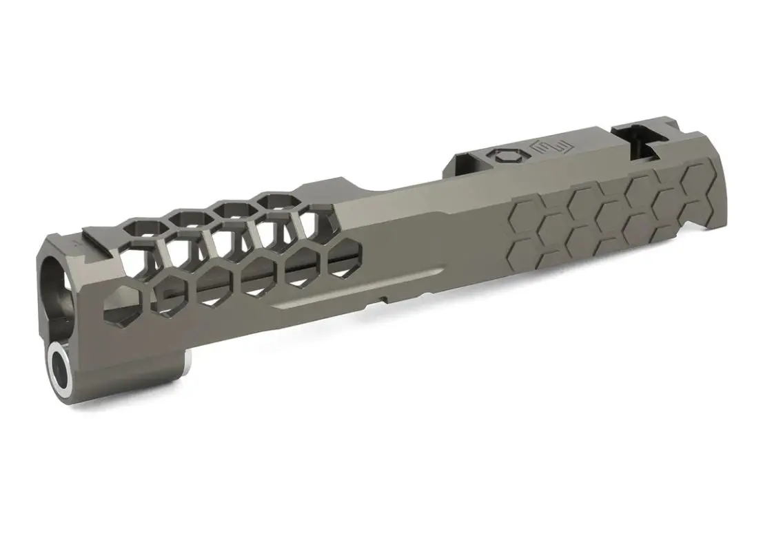 Edge Custom “Hive” Aluminum Slide For Hi-Capa 4.3 - Grey 1