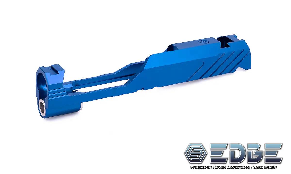 Edge Custom “Mega” Aluminum Standard Slide For Hi-Capa 4.3 #Edge-Sl012-43Bl Blue 1