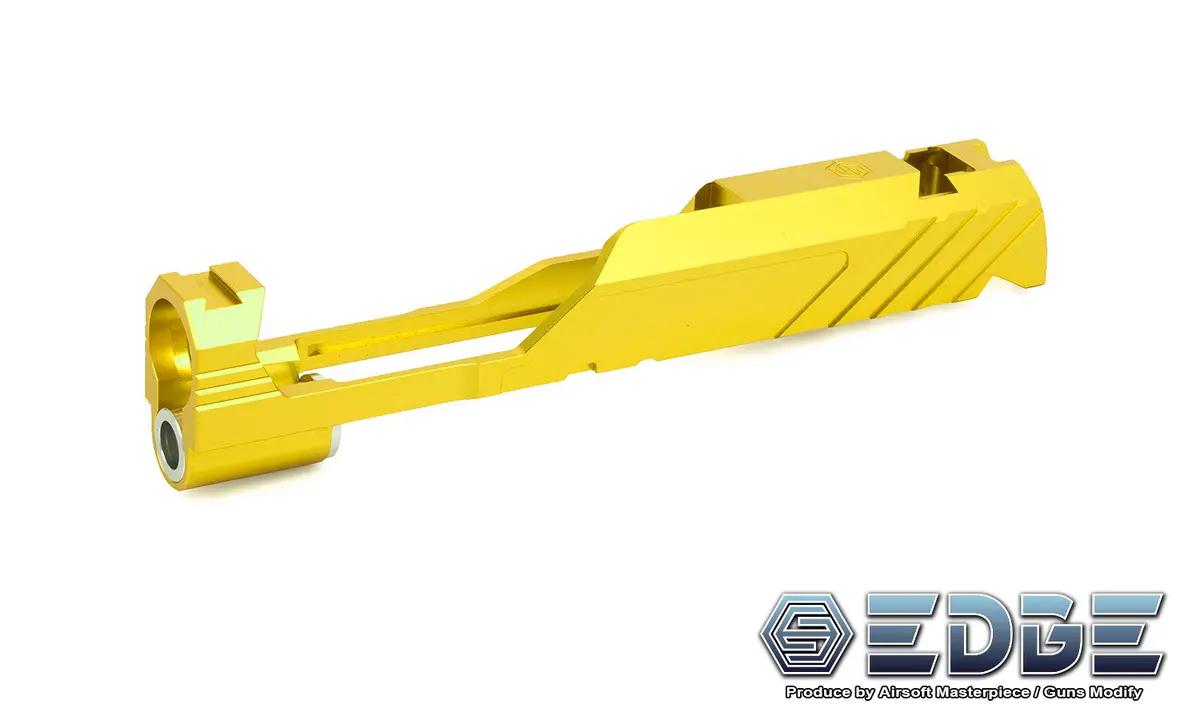 Edge Custom “Mega” Aluminum Standard Slide For Hi-Capa 4.3 #Edge-Sl012-43Gd Gold 1