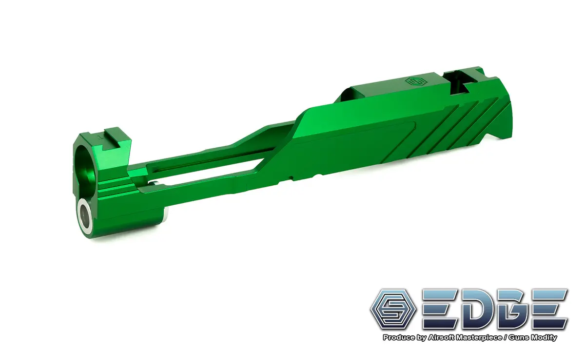 Edge Custom “Mega” Aluminum Standard Slide For Hi-Capa 4.3 #Edge-Sl012-43Gn Green 1