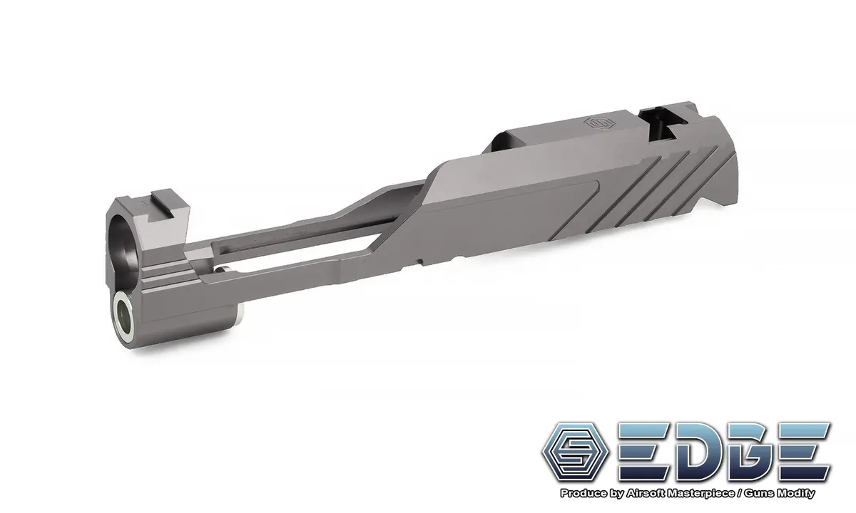 Edge Custom “Mega” Aluminum Standard Slide For Hi-Capa 4.3 #Edge-Sl012-43Gy Grey 1