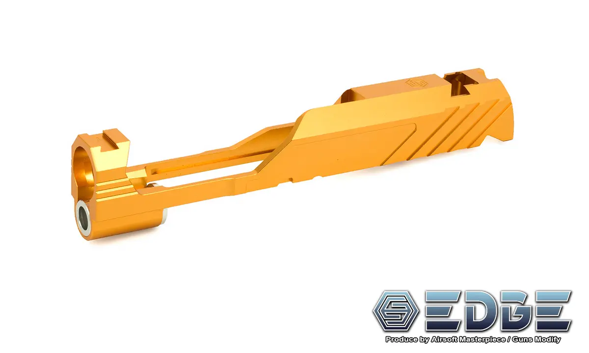 Edge Custom “Mega” Aluminum Standard Slide For Hi-Capa 4.3 #Edge-Sl012-43Or Orange 1