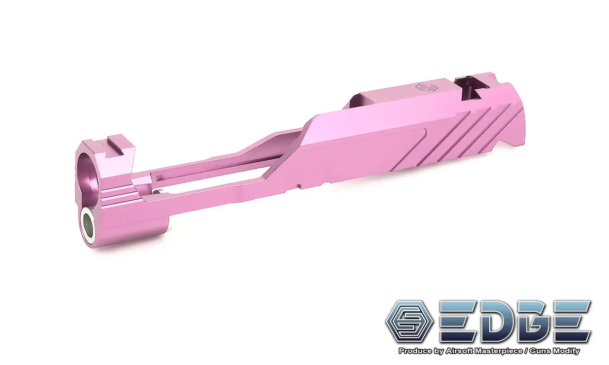 Edge Custom “Mega” Aluminum Standard Slide For Hi-Capa 4.3 #Edge-Sl012-43Pk Pink 1