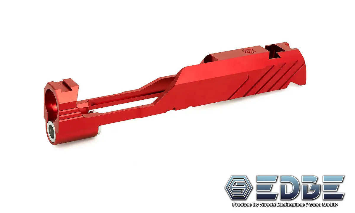 Edge Custom “Mega” Aluminum Standard Slide For Hi-Capa 4.3 #Edge-Sl012-43Rd Red 1