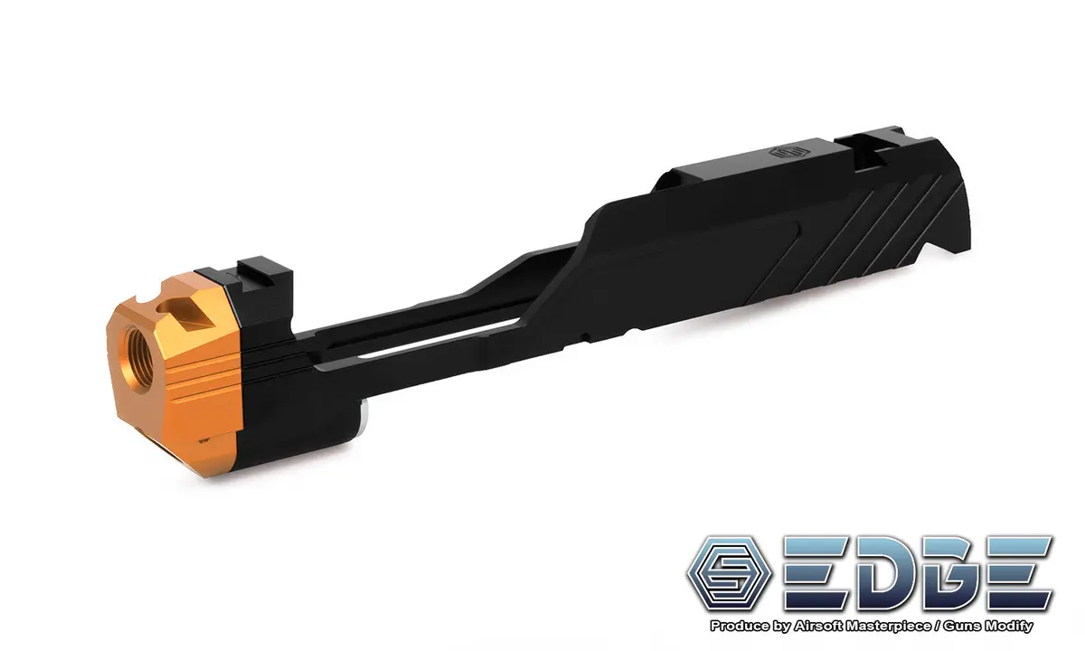 Edge Custom “Mega” Aluminum Standard Slide For Hi-Capa Black #Edge-Sl013-Bk 1