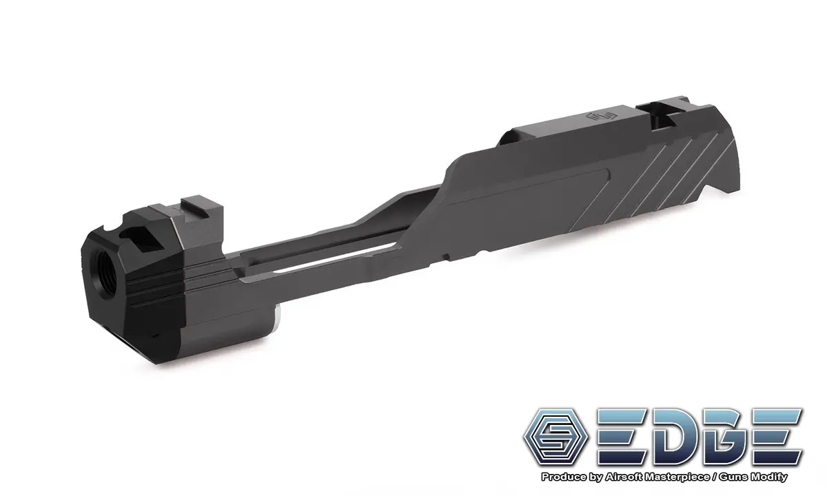 Edge Custom “Mega” Aluminum Standard Slide For Hi-Capa Grey #Edge-Sl013-Gy 1