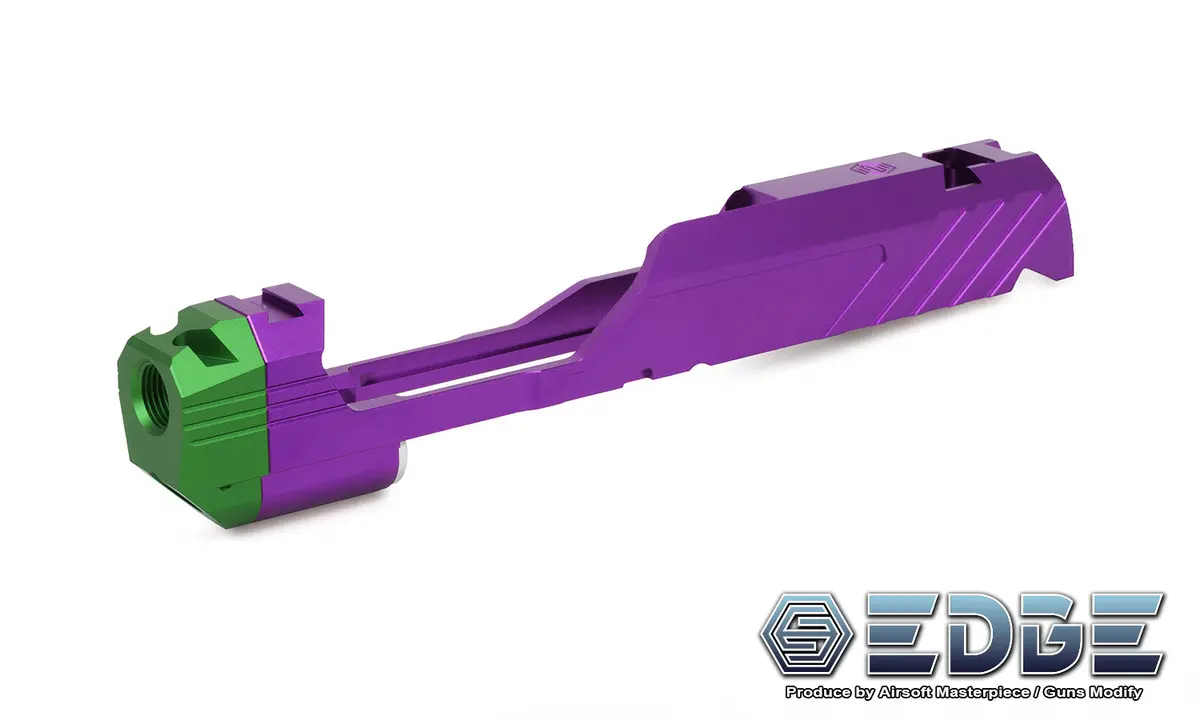 Edge Custom “Mega” Aluminum Standard Slide For Hi-Capa Purple #Edge-Sl013-Pu 1