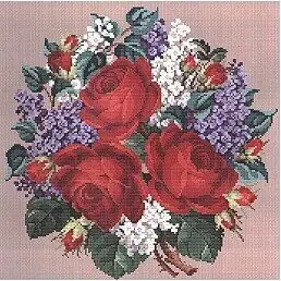 Roses And Lilacs Bouquet 1
