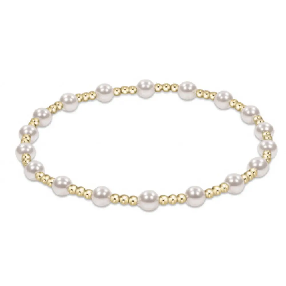 Sincerity Pearl 4Mm Bracelet 1