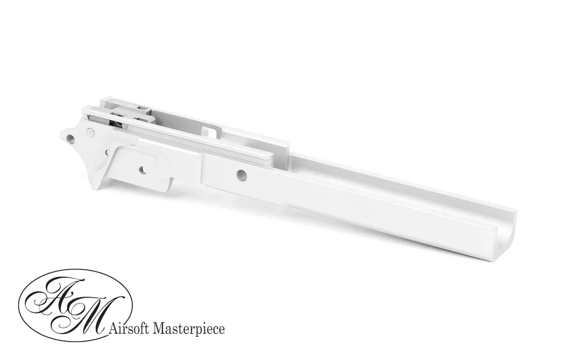 Airsoft Masterpiece 5″ Aluminum Advance Frame Silver #F-5Ds-Sl 1