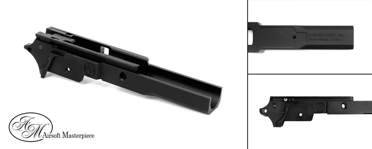Airsoft Masterpiece Aluminum Frame – Infinity 3.9″ #F-If39ds-Bk - Black 1