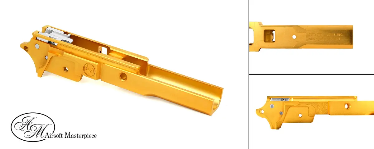 Airsoft Masterpiece Aluminum Frame – Infinity 3.9″ #F-If39ds - Gold *Ns 1