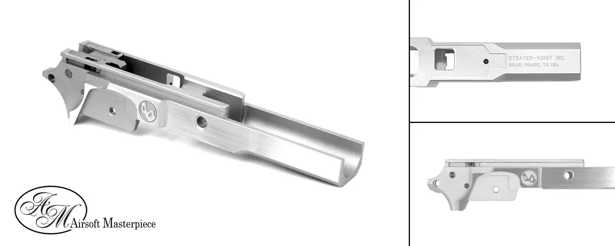 Airsoft Masterpiece Aluminum Frame – Infinity 3.9″ #F-If39ds-S - Silver 1