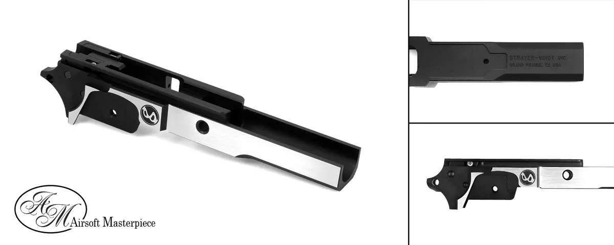 Airsoft Masterpiece Aluminum Frame – Infinity 3.9″ Black 2-Tone #F-If39ds-Tt 1