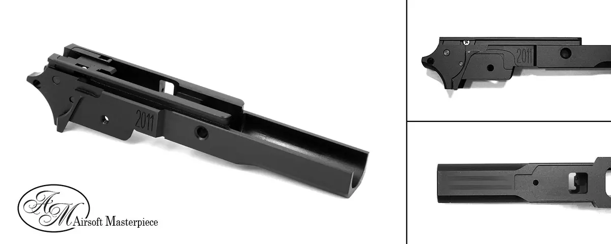 Airsoft Masterpiece Aluminum Frame – 2011 3.9″ #F-St39ds-Bk Black 1