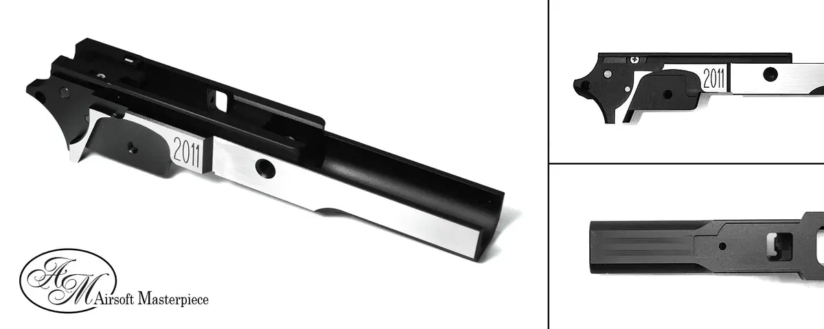 Airsoft Masterpiece Aluminum Frame – 2011 3.9″ - Black 2-Tone #F-St39ds-Tt 1