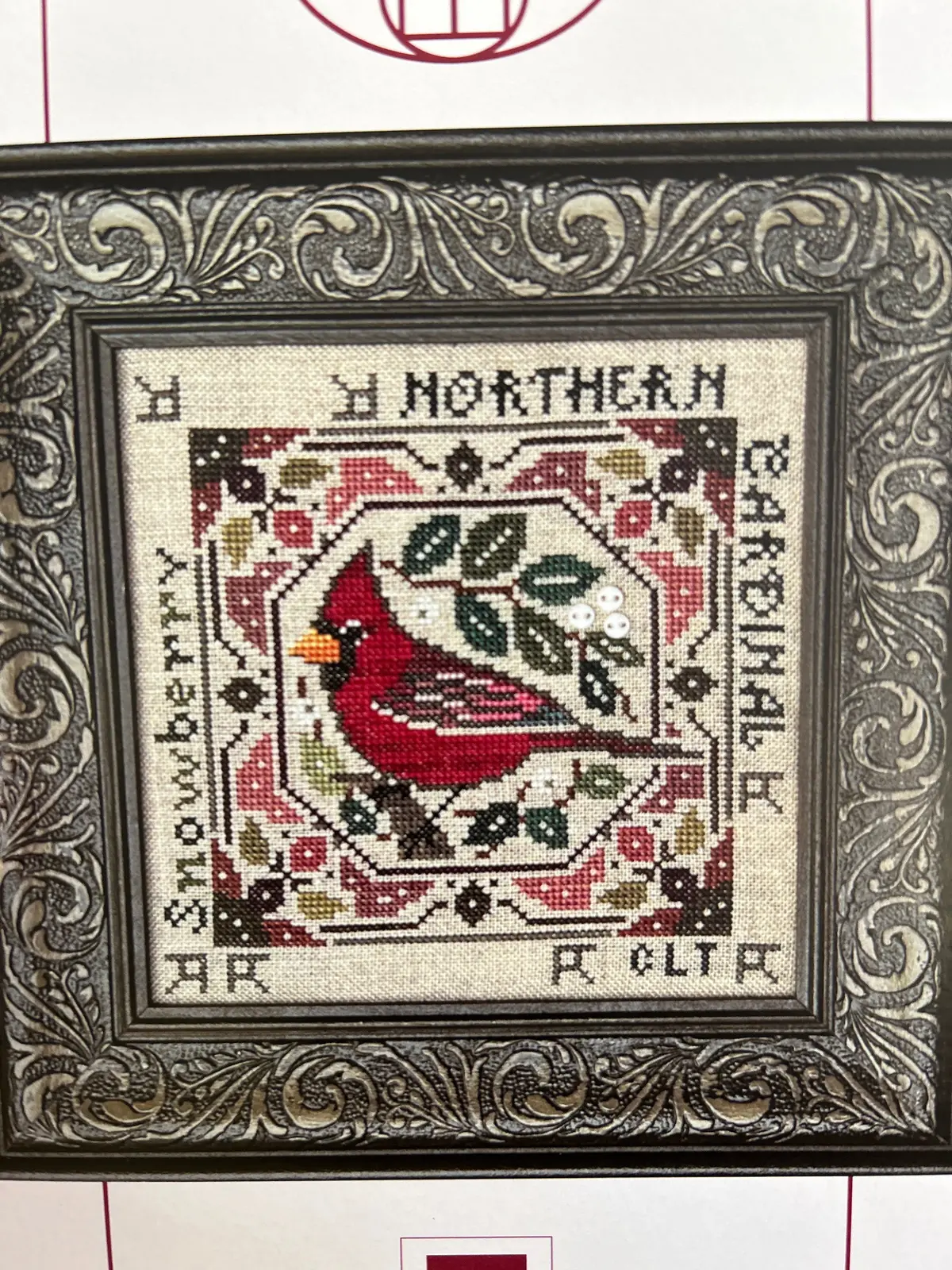 Birdie & Basket Sampler - Northern Cardinal 1