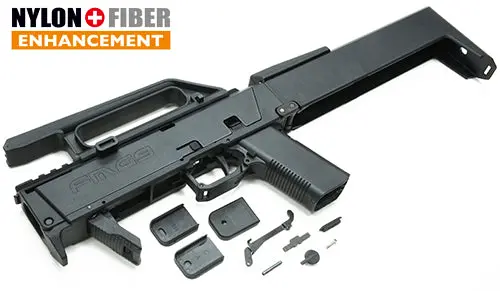 Guarder Fmg-9 G18c Folding Machine Gun Kit (Black) For Marui G17/18C Kj / We / Umarex / Vfc Glk 17 / 18C Gbb #Fmg9-01(Bk) 1