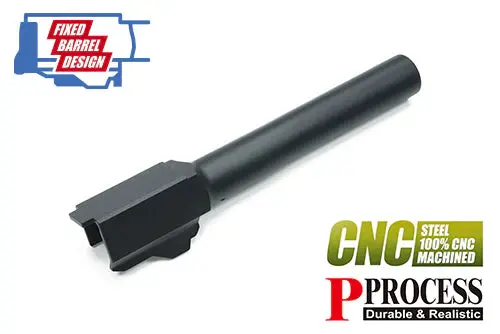 Guarder Steel Cnc Outer Barrel For Fmg9 (Standard/Black) #Fmg9-10(Bk) 1