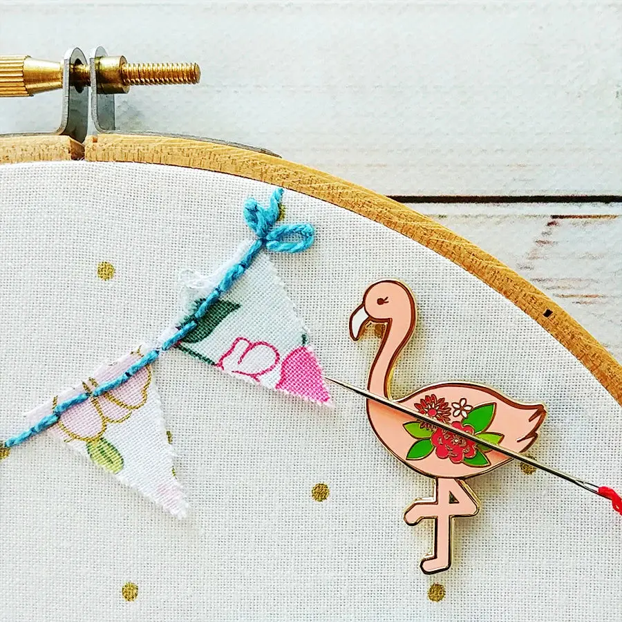 Flossie The Flamingo Needle Minder 1