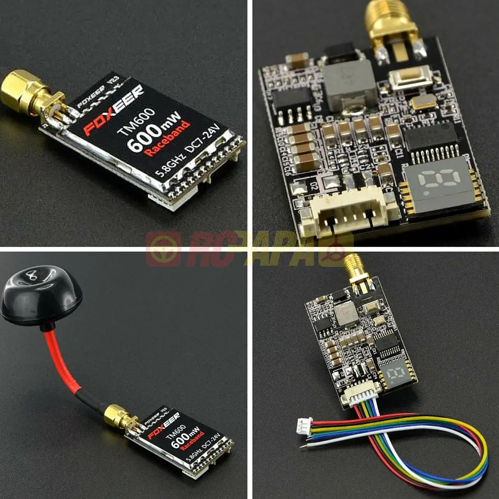 Foxeer 5.8Ghz 600Mw 40Ch Tm600 Raceband Vtx Mini Video Transmitter For Fpv 1