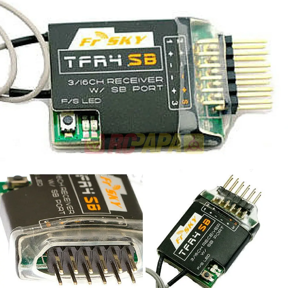 Frsky Tfr4sb Sbus 2.4Ghz 3/16Ch Receiver (Futaba Fasst Compatible) 1
