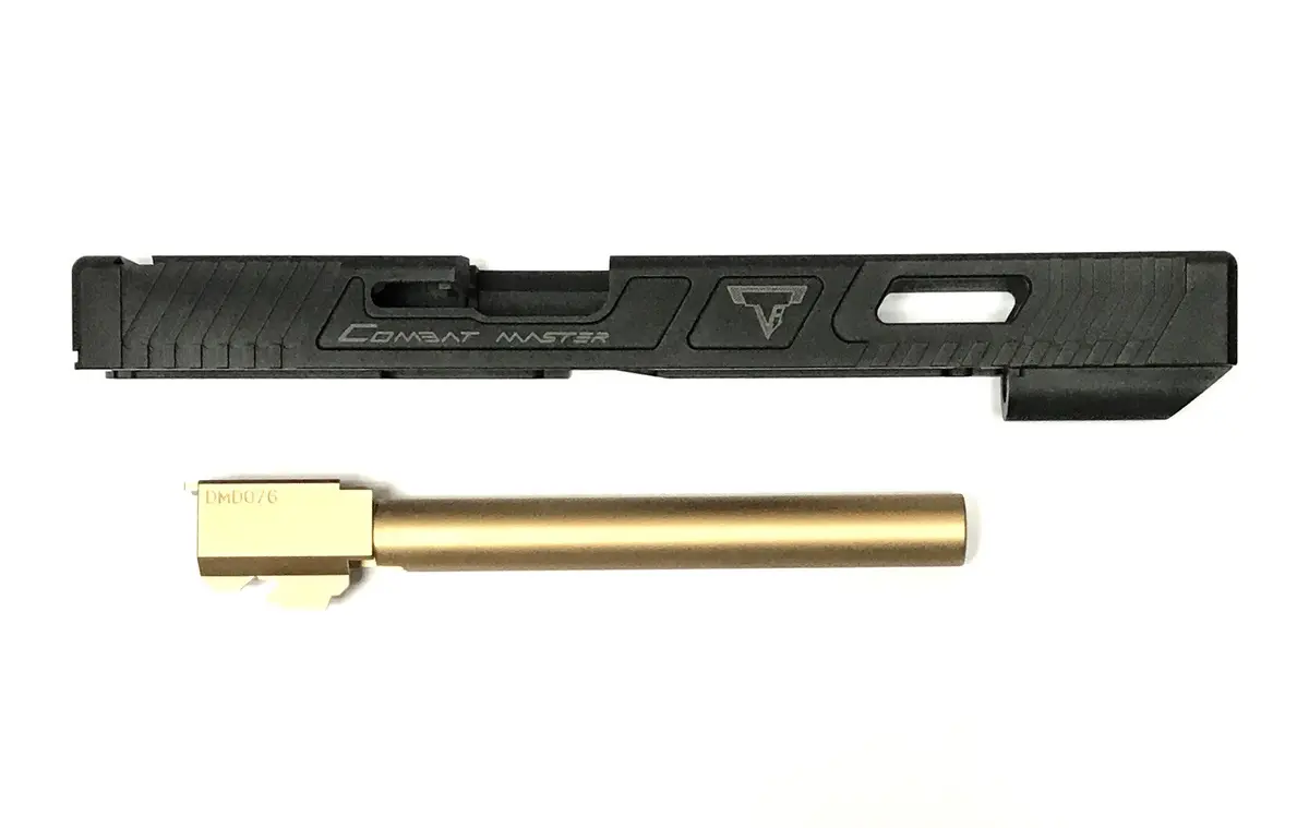 Nova T-Style G17l Aluminum Slide For Marui Arisoft G17 Gbb Series - Black 2