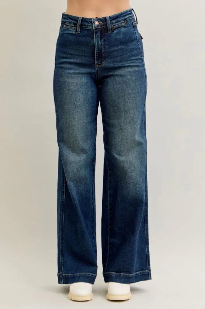 Stevie Retro Wide Leg Jean 1
