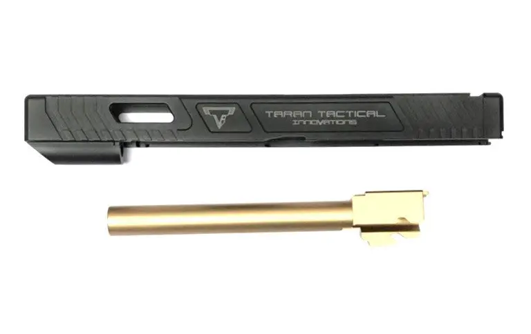 Nova T-Style G17l Aluminum Slide For Marui Arisoft G17 Gbb Series - Black 1