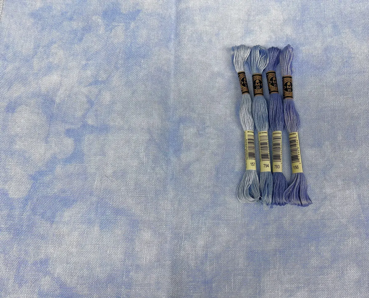 28 Count Forget-Me-Not Linen 1