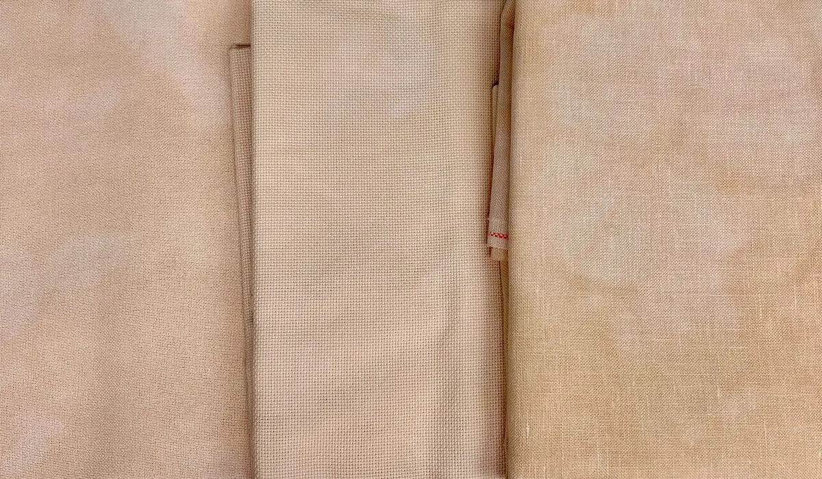 40 Count Frosted Peach Linen 1