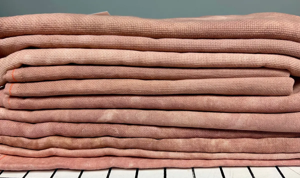 36 Count Terra Cotta Linen 1