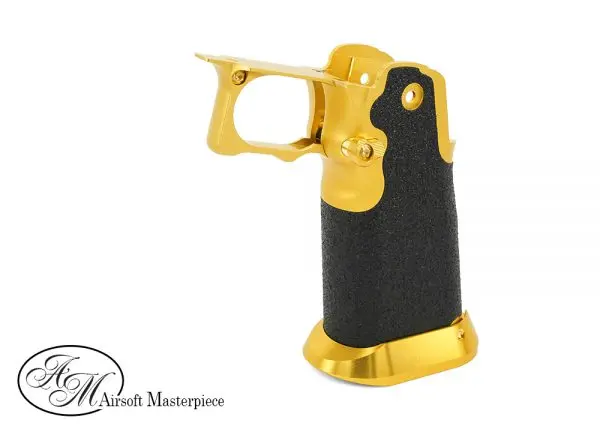 Airsoft Masterpiece Aluminum Grip For Hi-Capa Type 6 (Infinity Grip Tape Ver.) #G-06-Gd 1