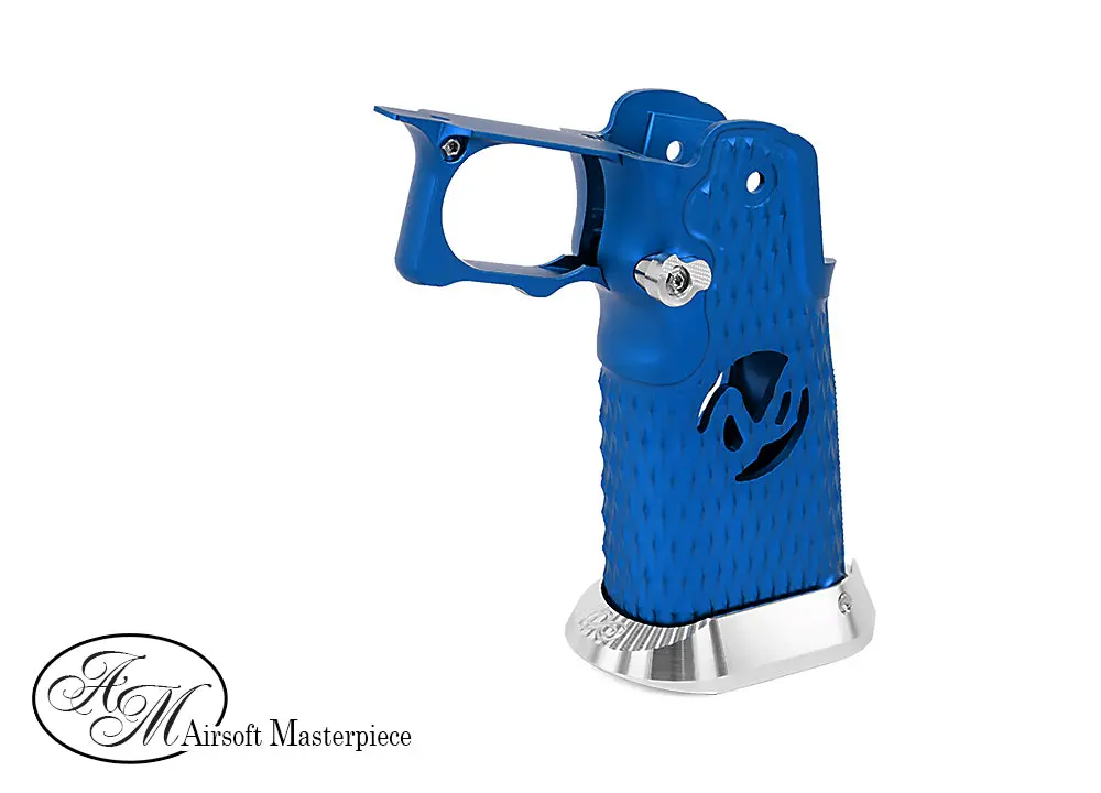 Airsoft Masterpiece Aluminum Grip For Hi-Capa Type 8 (Infinity Hollow) Blue #G-08-Bl 1