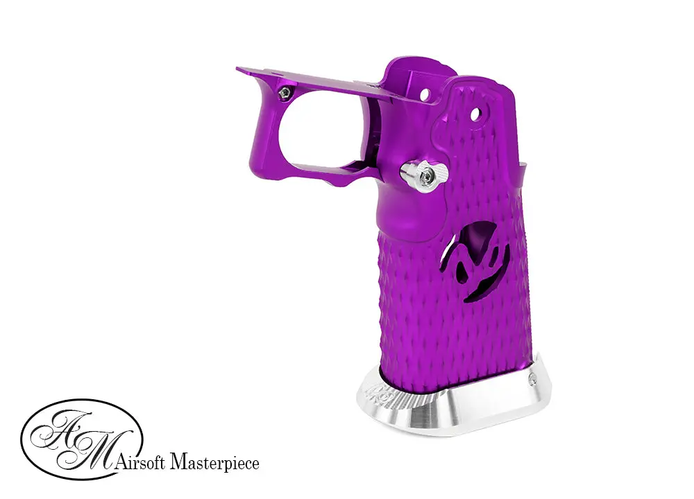Airsoft Masterpiece Aluminum Grip For Hi-Capa Type 8 (Infinity Hollow) Purple #G-08-Pu 1