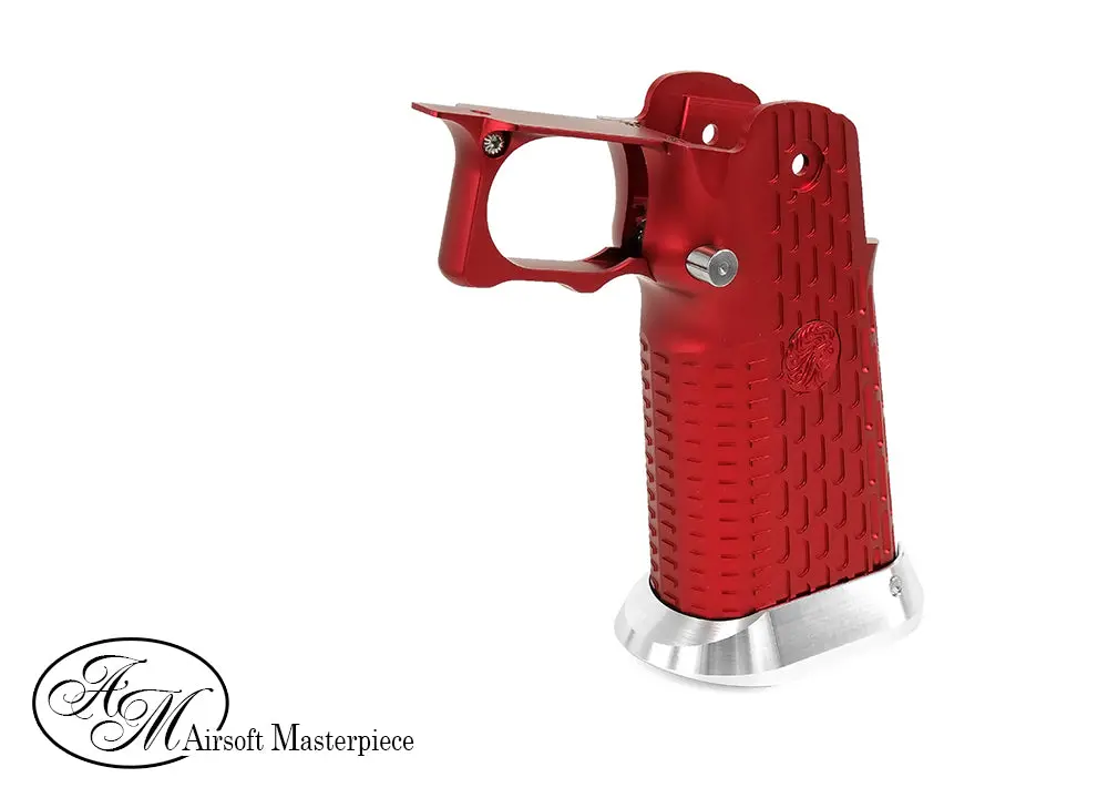 Airsoft Masterpiece Aluminum Grip For Hi-Capa (Type 13 / Limcat) #G-13-Rd 1