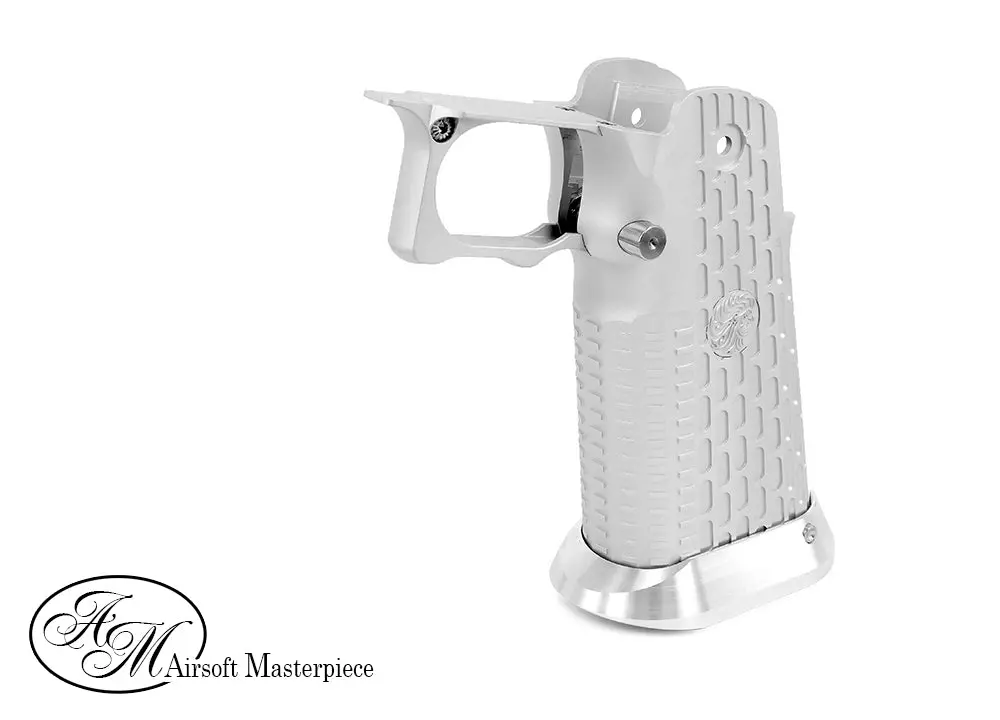 Airsoft Masterpiece Aluminum Grip For Hi-Capa (Type 13 / Limcat) #G-13-Sv 1