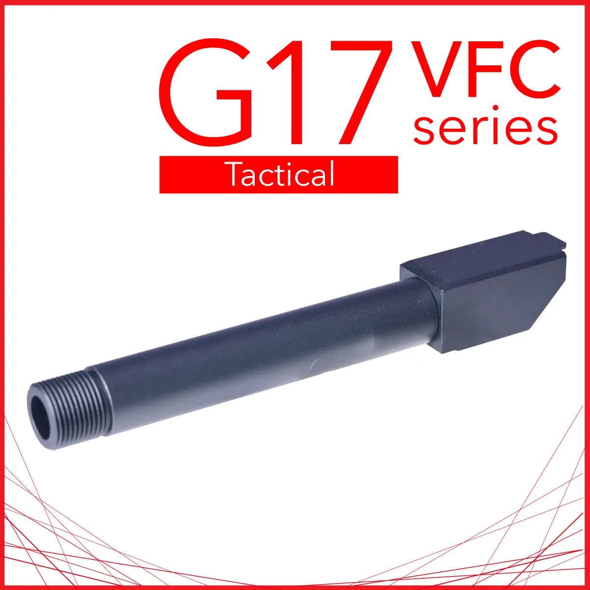 Unicorn G17 Tactics Fixed No Drop Tube Outer Tube Tactical Type For Vfc/Umarex Glock G17 Gen5 Gbb 1