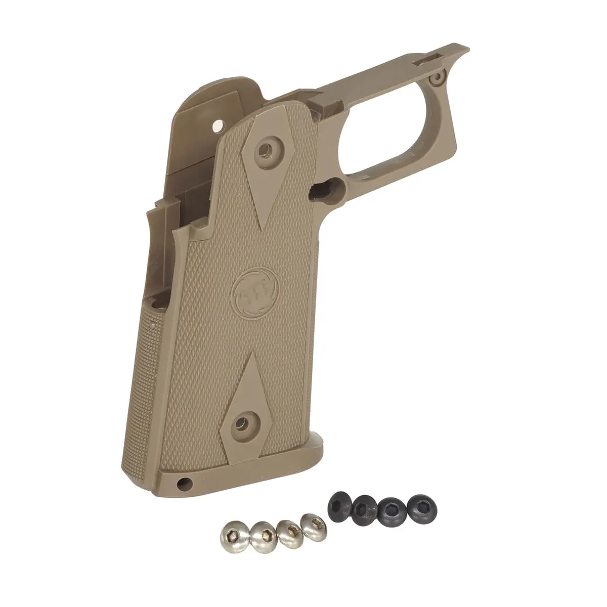 5Ku Sti Style Nylon Polymer Grip For Marui Hi-Capa Gbb Pistol - Dark Earth #5Ku-Gb-470-De 1